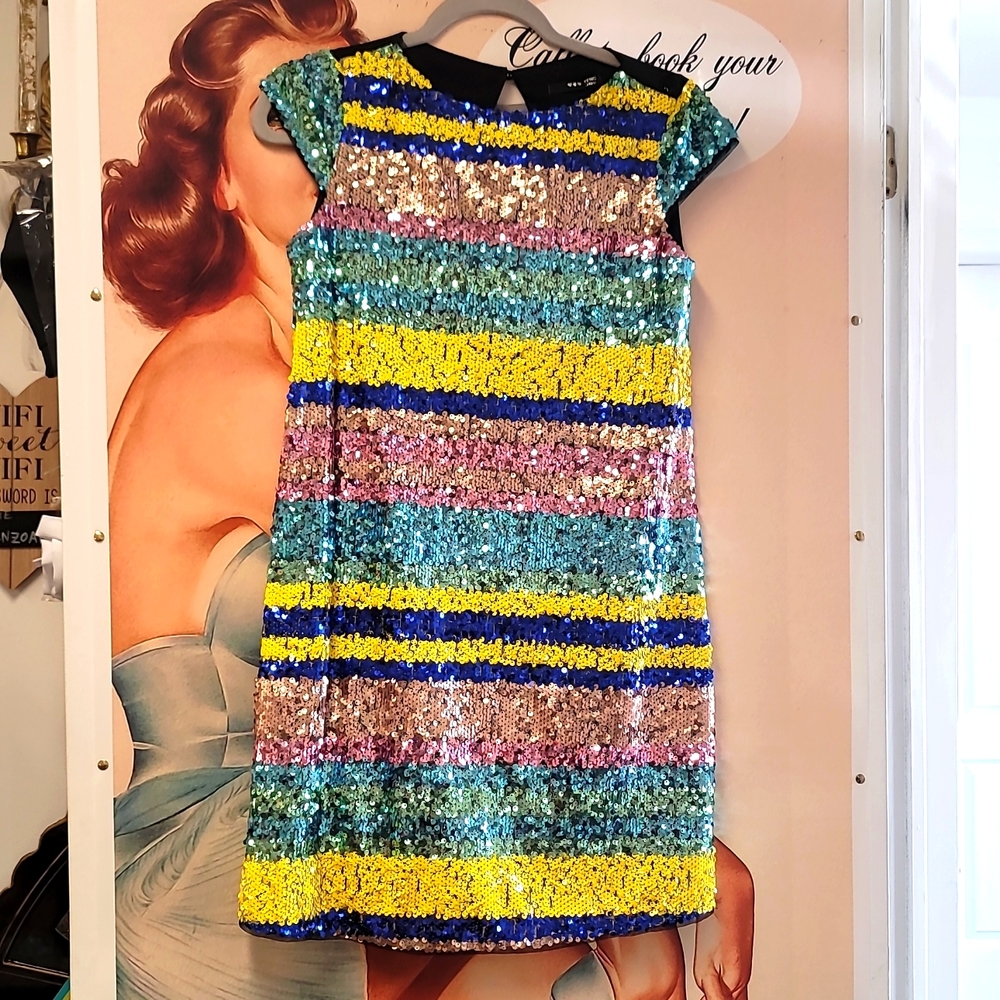 TFNC London midi dress with sequins M